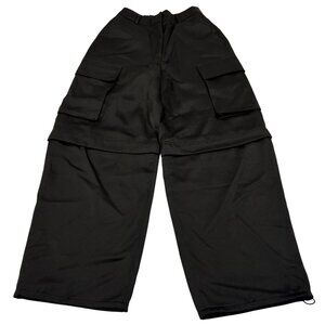 Blossom Korea Convertible Cargo Pants in Black